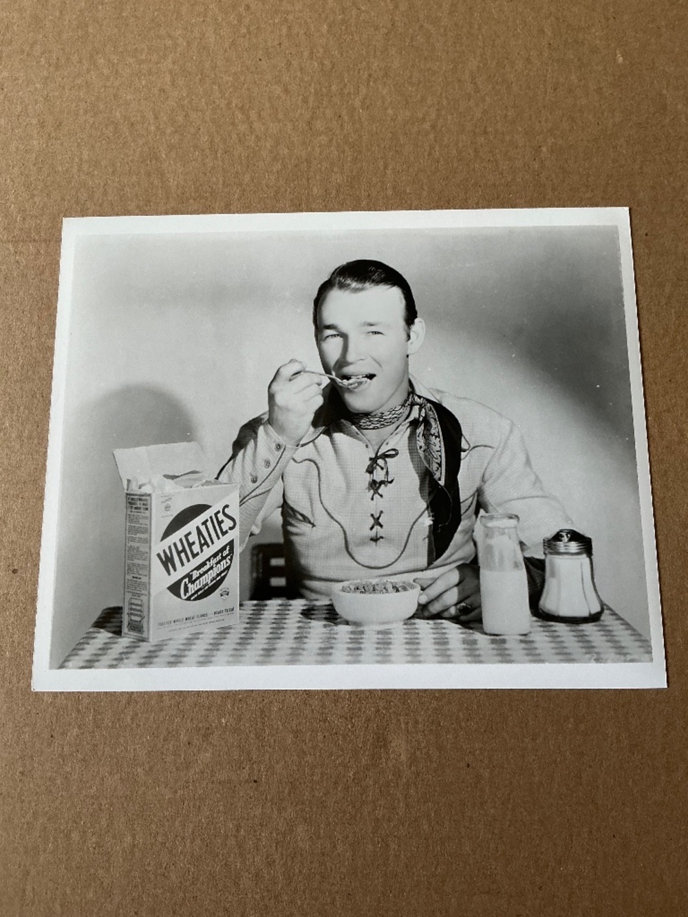 Vintage Roy Rogers Wheaties Promotion Glossy 8x10 Photo Reprint